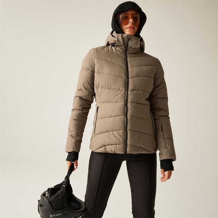 Dare 2B Women's Glacier Insulated Waterproof Jacket - Pine Bark - 8 - Image 2