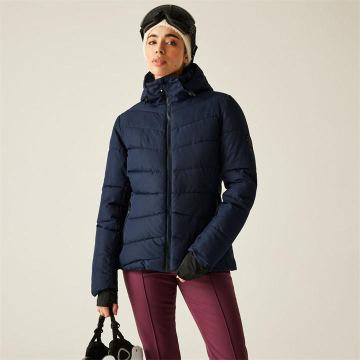 Dare 2B Women's Blue Glacier Insulated Waterproof Jacket in Size 14, Sports Direct