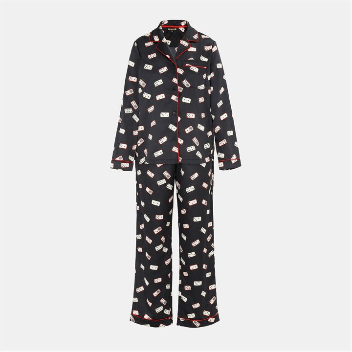 Biba Women's  Rever Pyjama Long Sleeve Top in Size 12, Sports Direct