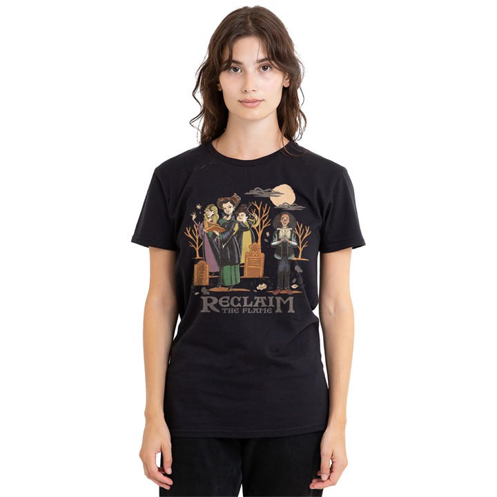 Disney Women's Black Hocus Pocus 2 Reclaim The Flame Becca And Sanderso in Size M, Sports Direct