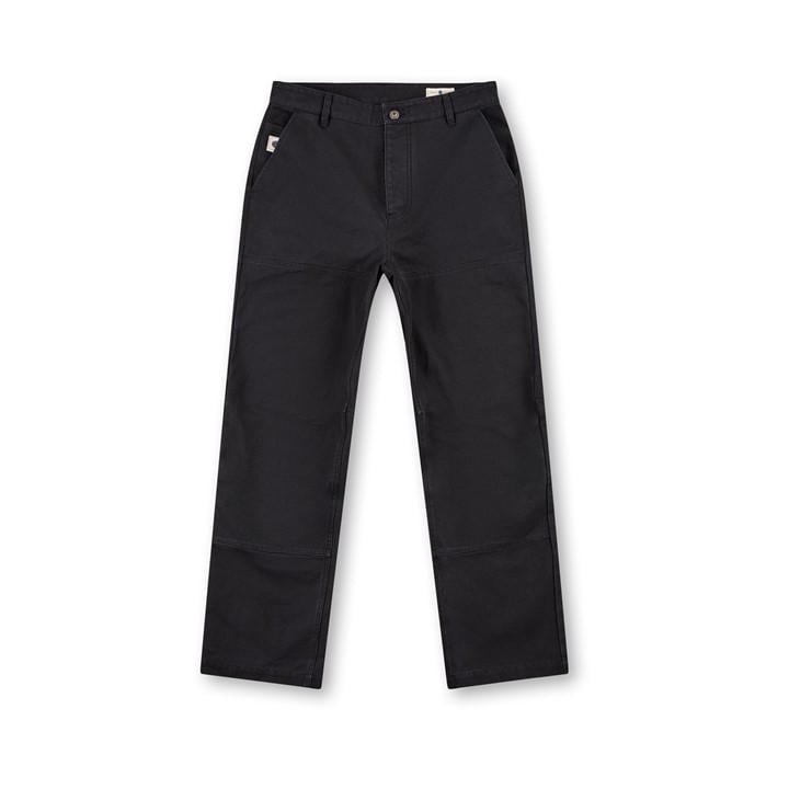 Pretty Green Men's Black Brentwood Carpenter Wide Leg Jeans in Size 30, Sports Direct