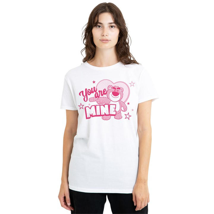 Disney Women's White Toy Story Lotso You Are Mine T Shirt in Size L, Sports Direct