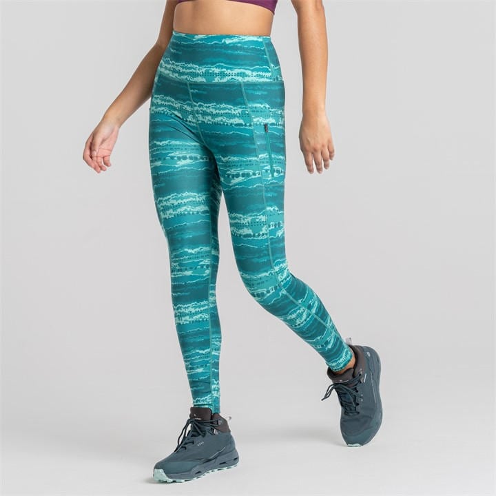 Craghoppers Women's Green Crag Kiwi Pro Leggings in Size 12 R, Sports Direct