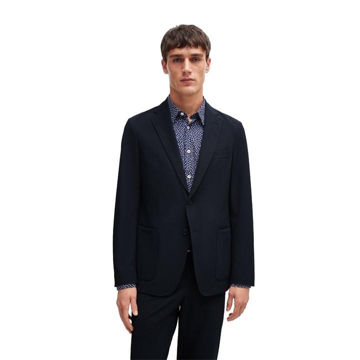 Boss Men' Blue Formal Jacket in Size S, Sports Direct