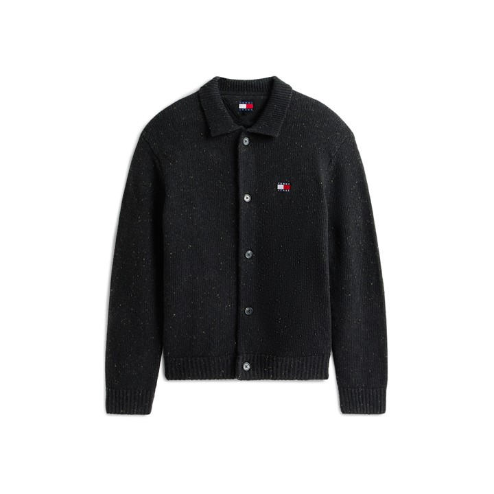 Tommy Jeans Men's Black Tj Badge Cardi Sn61 in Size 2XL, Sports Direct