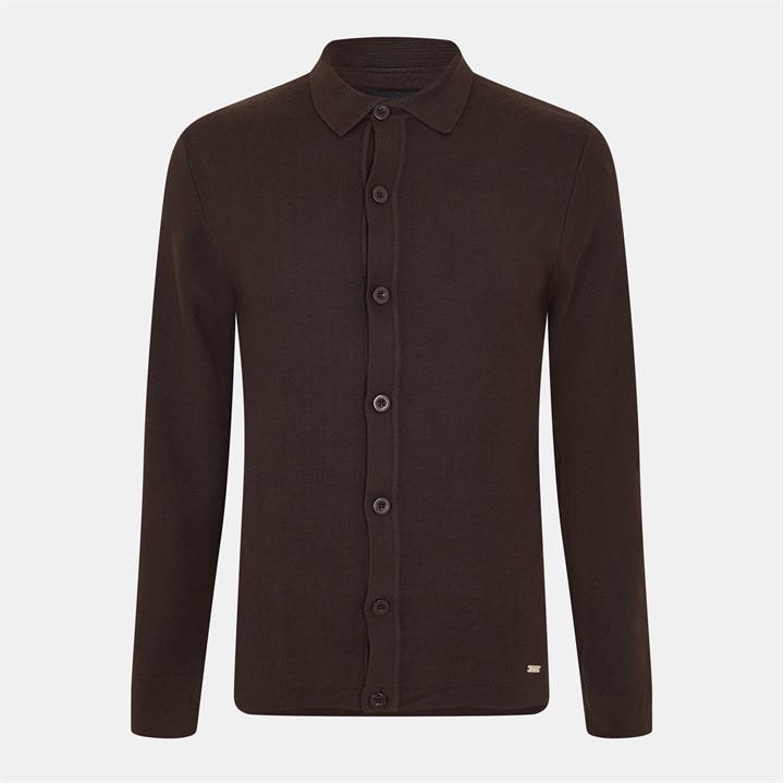 Threadbare Men's Brown Crew Neck Jumper in Size L, Sports Direct