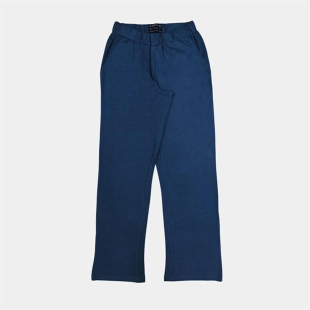Blue Plain - Howick - Men's 3 Button Cotton Long Sleeve Pyjama Sets