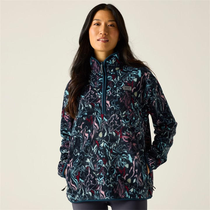 Dare 2B Women's Abstrcblmprt Soft Touch Amble Fleece in Size 14, Sports Direct