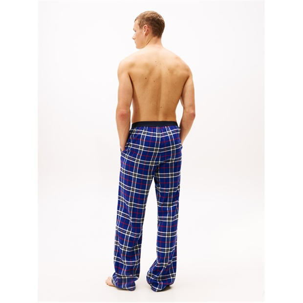 Blue Tartan - Tommy Hilfiger - Men's Essential Flannel Pyjama Trousers