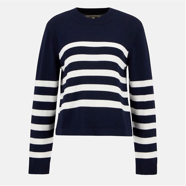 Barbour Women's Blue Demi Jumper in Size 12, Sports Direct