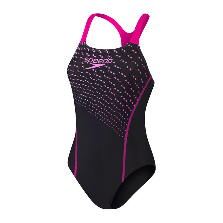 Speedo Women's Pink Medley Logo Swimsuit in Size 6, Sports Direct