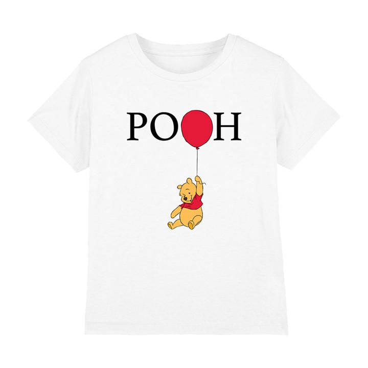 Disney Boys White Winnie The Pooh Flying Balloon Kids T-Shirt in Size 7 - 8 Years, Sports Direct
