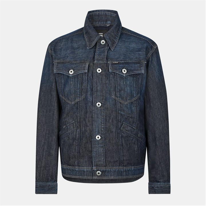 G Star Men's Blue Flight Combat Cotton Long Sleeve Bomber Jacket in Size M, Sports Direct