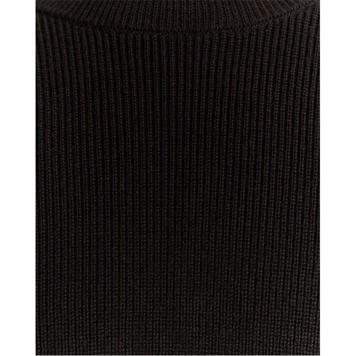 Lyle And Scott Men's Black Rib Crew Neck Jumper in Size 2XL, Sports Direct