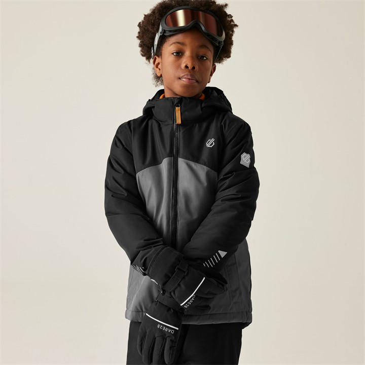 Dare 2B Unisex Kids Black Kids’ Impose V Ski Jacket Size: 3-4 Years - Image 4