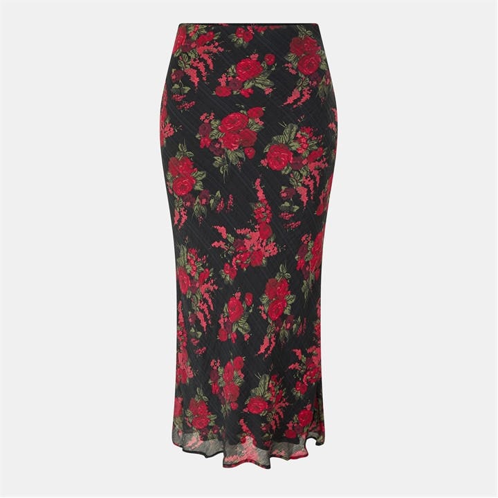Nobodys  Women's Brown Lotus Midi Skirt in Size 10, Sports Direct