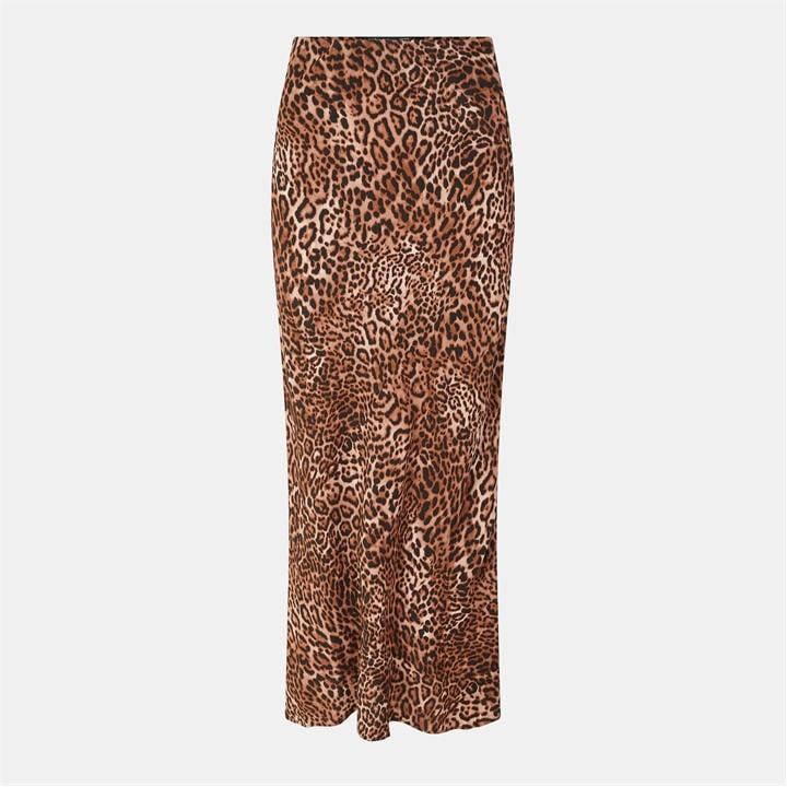 Nobodys  Women's Brown Midi Skirt in Size 8, Sports Direct