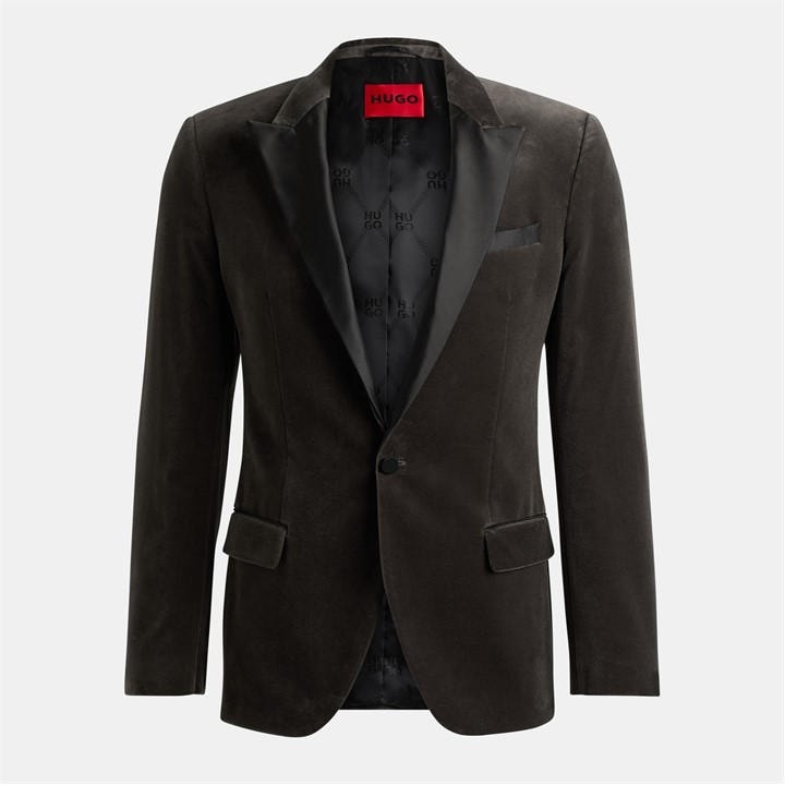 Hugo Men's Grey Formal Jacket in Size XL, Sports Direct