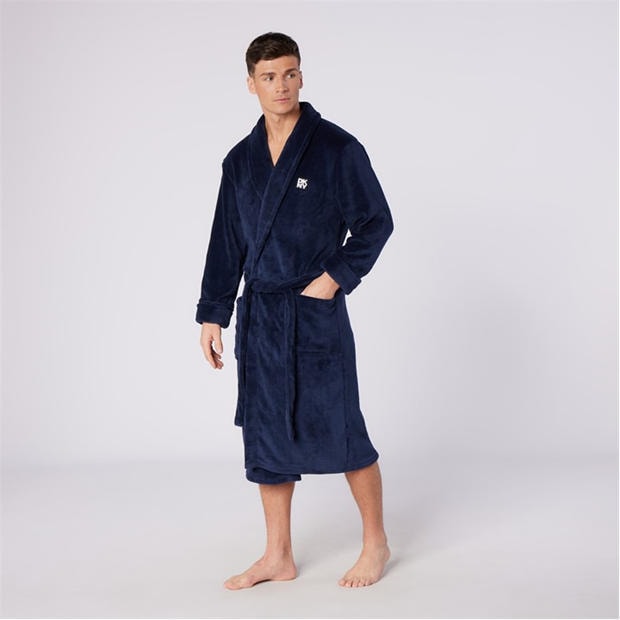 Zila - DKNY - DKNY Mens Fleece Robe Trash Pandas