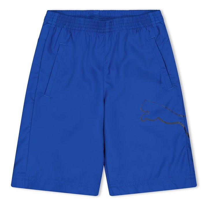 Puma Boys Blue Bermudas  in Size 5 - 6 Years, Sports Direct