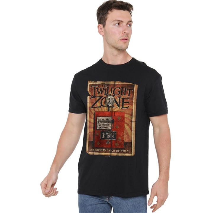 Men's Black Other Twilight Zone Seer T Shirt in Size 5XL, Sports Direct