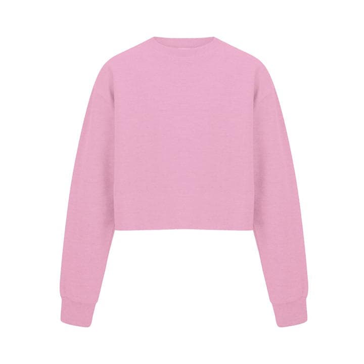 Miso Women's Pink Cropped Sweatshirt in Size 8, Sports Direct