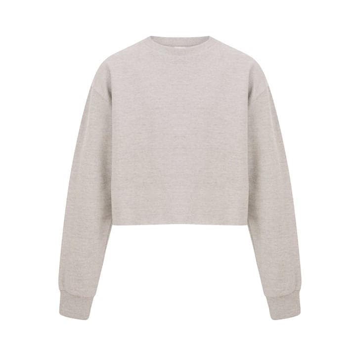 Miso Women's Neutral Cropped Sweatshirt in Size 14, Sports Direct