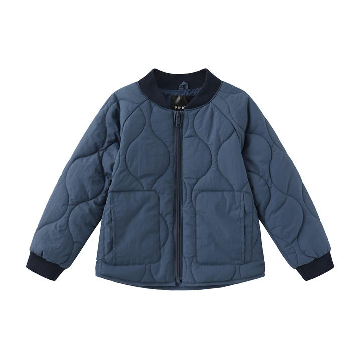 Firetrap Boys Blue Kids' Quilted Jacket in Size 4 - 5 Years, Sports Direct