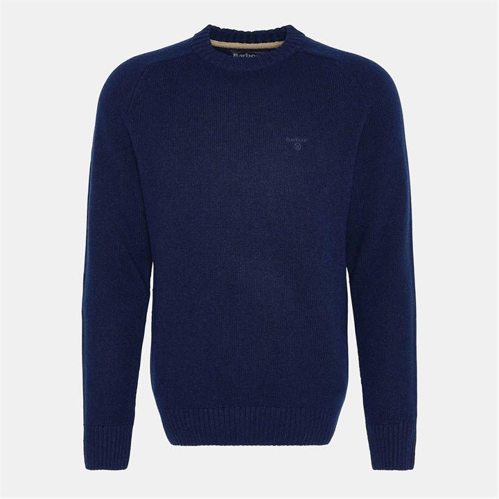 Barbour Men's Blue Grangetown Crew Neck Jumper in Size 2XL, Sports Direct