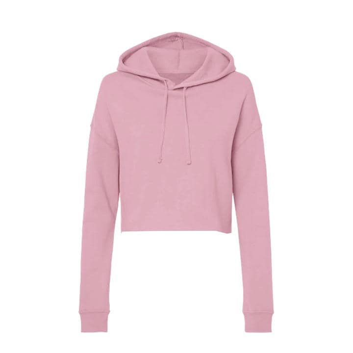 Miso Women's Pink Cropped Hoodie in Size 18, Sports Direct