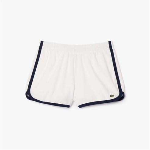 Lacoste - Cotton Terry Contrast Accent Shorts