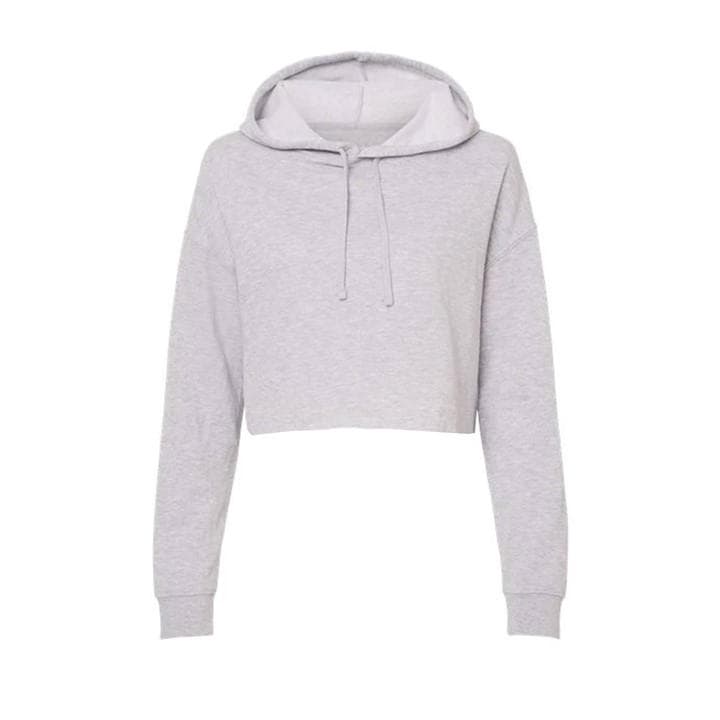Miso Women's Grey Cropped Hoodie in Size 12, Sports Direct