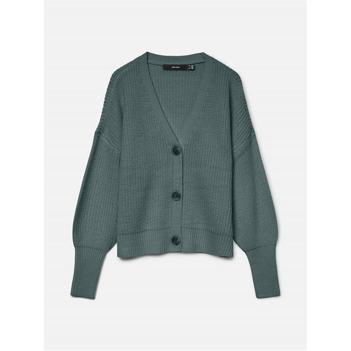 Vero Moda Women's Green Cuff Cardigan in Size 14, Sports Direct