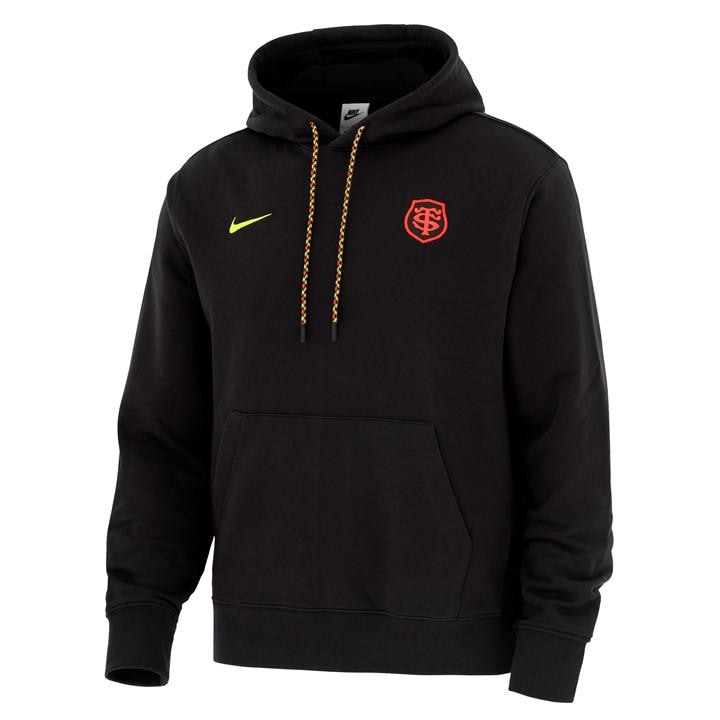 Nike Men' Black Stade Toulose Hoodie 2025 2026 in Size S, Sports Direct