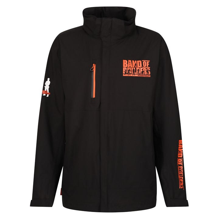 Regatta Men' Black Bob Weather-Resistant Stretch Softshell Jacket in Size S, Sports Direct