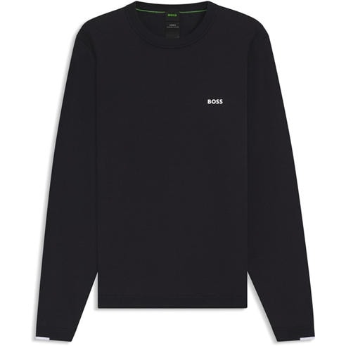 Boss - Mens BOSS GREEN Crew Neck Jumper with Logo Detail