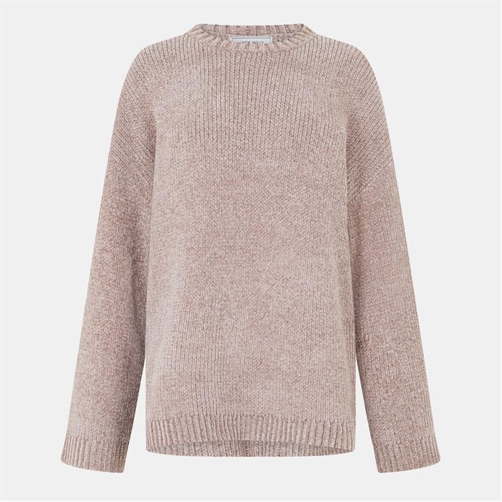 Jack Wills Women's Brown Chenille Crew Neck Jumper in Size 14, Sports Direct