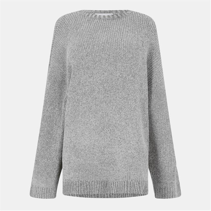 Jack Wills Women's Green Chenille Crew Neck Jumper in Size 16, Sports Direct
