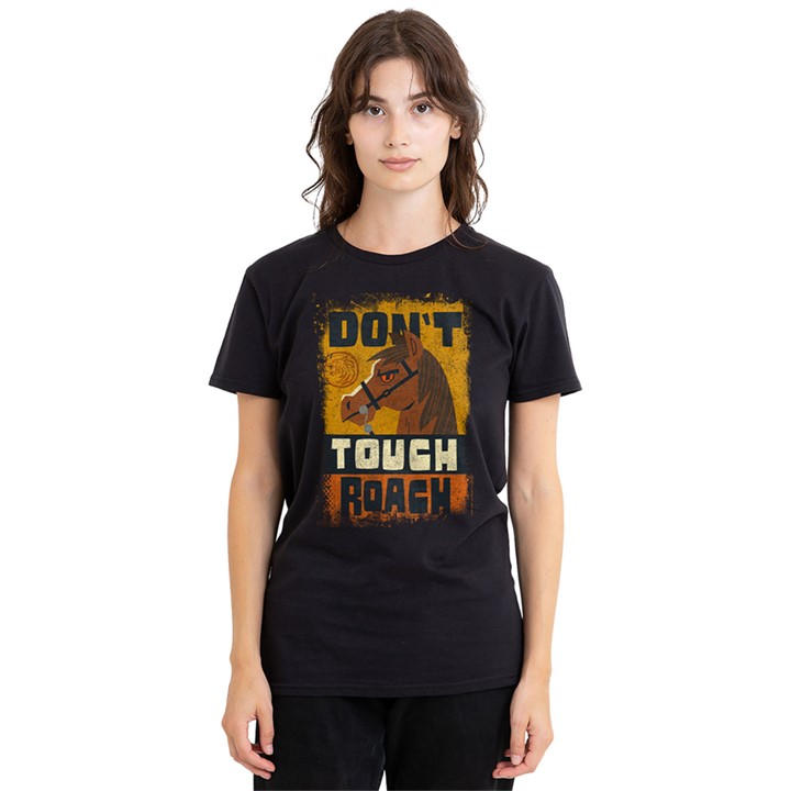 The Witcher Women' Black - Don’t Touch Roach T-Shirt in Size S, Sports Direct