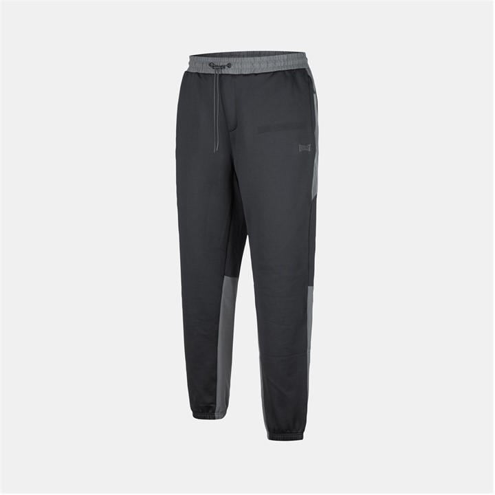 Everlast Men's Black Nrg Closed Hem Poly Tracksuit Joggers in Size 2XL, Sports Direct