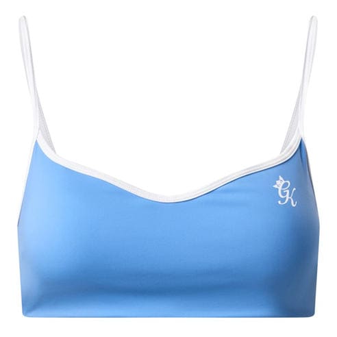 Gym King - Gym King 365 Contrast Bra - Blue Cotton