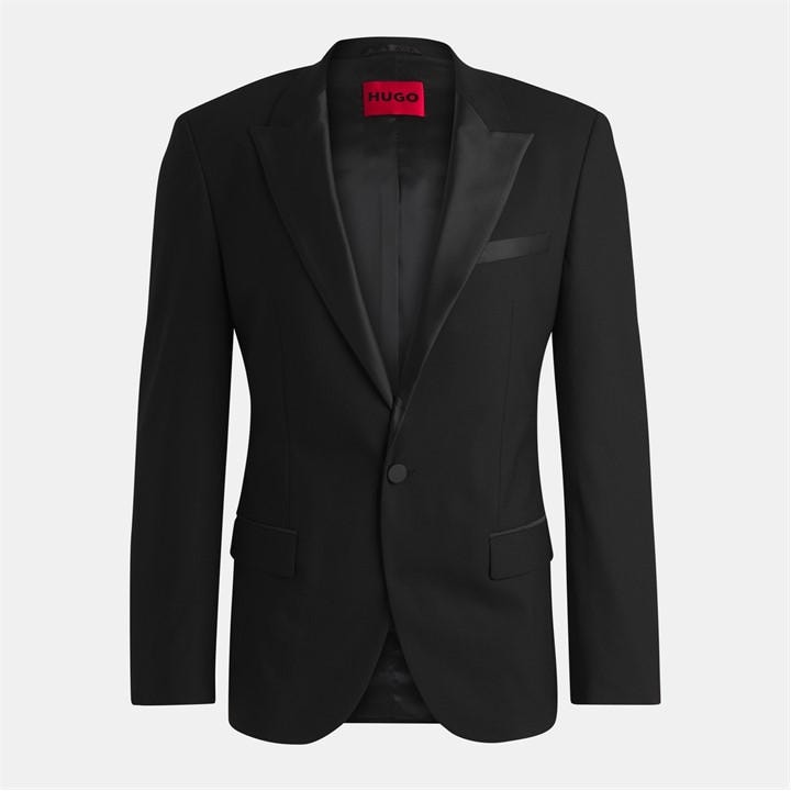 Hugo Men' Black Formal Jacket in Size S, Sports Direct
