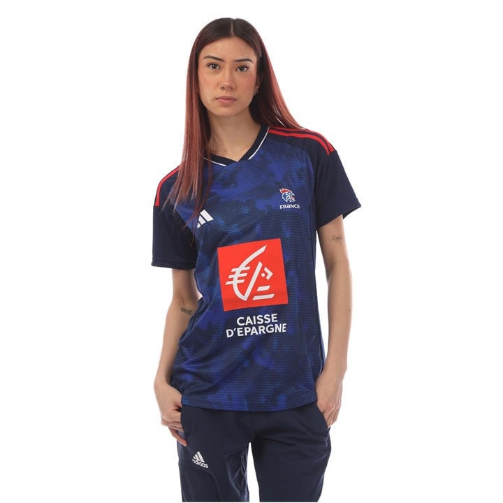France  Women's   Licensed Short-Sleeve Performance T-Shirt, Football by adidas in Size XL, Sports Direct