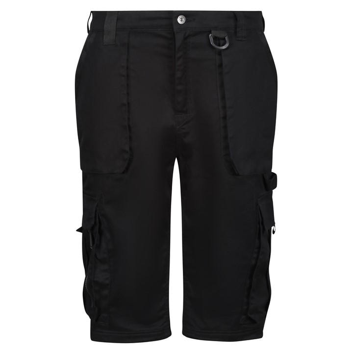 Regatta Men's Black Utility Reinforced -Pocket Work Shorts in Size 42, Sports Direct