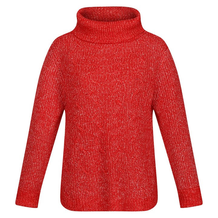 Regatta Women's Red Kensley Crew Neck Jumper in Size 18, Sports Direct