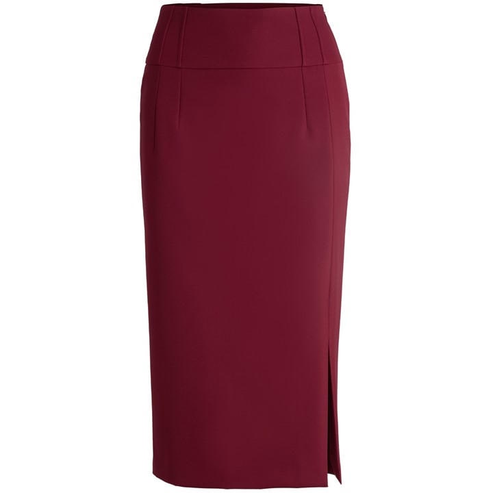 Boss Women's Red Vizena Jersey Skirt in Size 10, Sports Direct