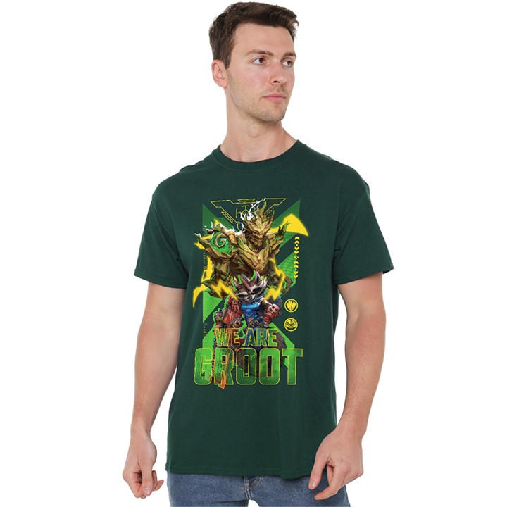 Marvel Men's Grey Rivals Guardians We Are Groot Trend T-Shirt Bottl in Size XL, Sports Direct