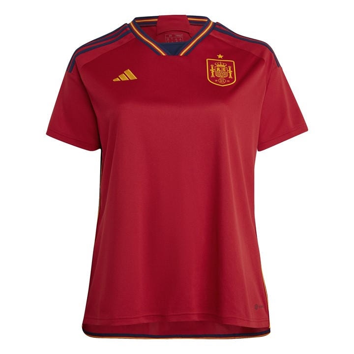 Spain  Women's   Home Shirt 2022, Football by adidas in Size 22, Sports Direct