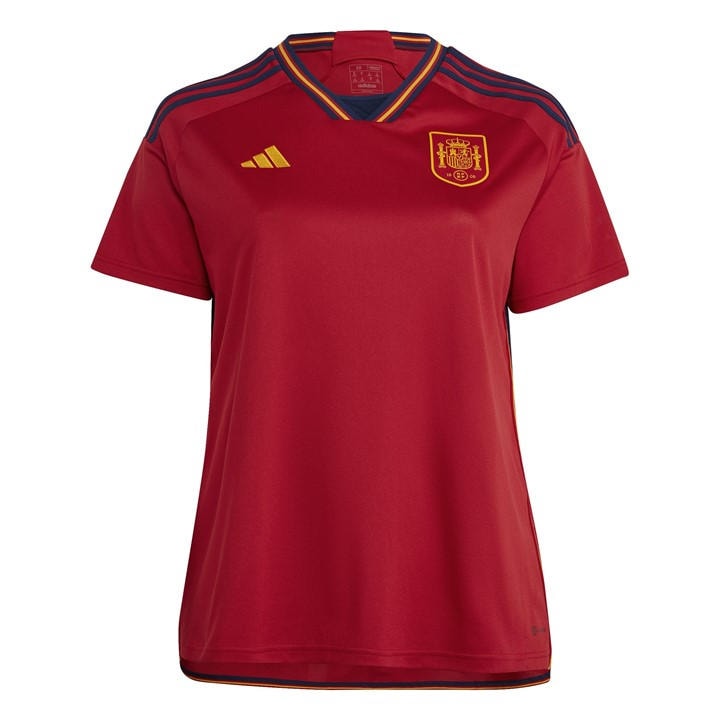 Spain  Women's   Home Shirt 2022, Football by adidas in Size 22, Sports Direct