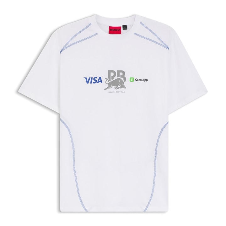 Hugo Men' White Vcarb Tee_01-Rb in Size S, Sports Direct